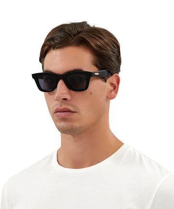 Bottega Veneta® BV1147S - Black / Gray Sunglasses