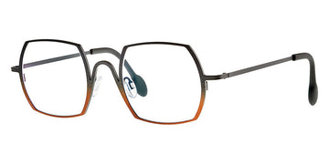 Theo® Cambria TH CAMBRIA 442 48 - White / Yellow Eyeglasses