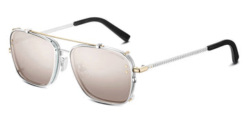 Dior® CD Diamond S4U - Beige and Silver Mirrored Sunglasses