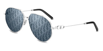 Dior® CD Link A1U D CDLKA1UXT_F0B8 61 - Metal  Shiny Palladium/Lenses  Blue DiorOblique Sunglasses