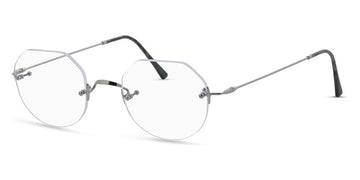 Lunor® Classic Crown Panto LUN Classic Crown Panto PP 44 - PP - Platinum Eyeglasses