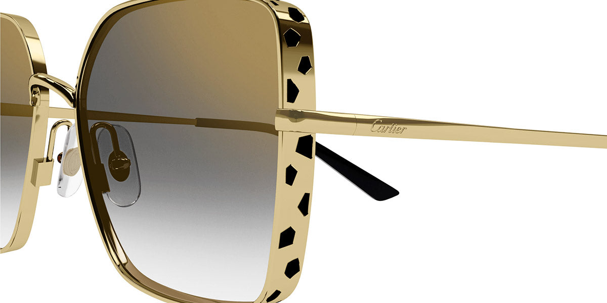 Louis Vuitton The Party Square Sunglasses - Gold Sunglasses