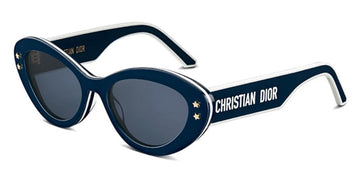 Dior® DiorPacific B1U CD DIORPCFC B1U 30B0 53 - Shiny Blue White Blue 30B0 Sunglasses