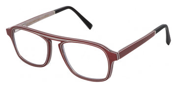 Gold & Wood® ERIS 01 G&W ERIS 01 63 52 - 63 - Graphywood/Burgundy Bolivar/Grey Eucalyptus Eyeglasses