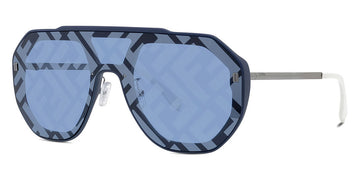 Fendi® FE40006U FEN FE40006U 13X 00 - Matte Dark Blue / Blue with Silver FF Sunglasses