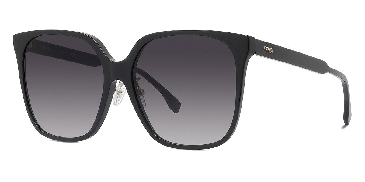 Fendi - O'Lock - Square Sunglasses - Transparent Havana