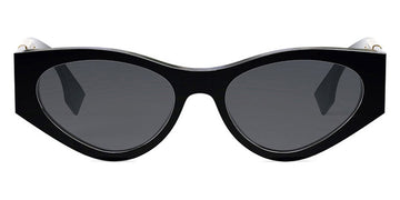 Fendi® FE40049I FEN FE40049I 01A 54 - Shiny Black / Smoke Sunglasses