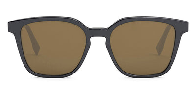 Fendi® FE40057U FEN FE40057U 20E 53 - Shiny Solid Grey / Brown Sunglasses