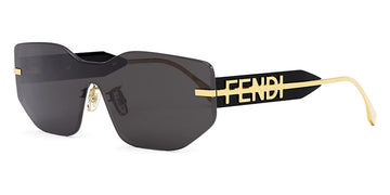 Fendi® FE40066U FEN FE40066U 30A 00 - Shiny Transparent Light Grey / Smoke Sunglasses