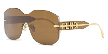 Fendi® FE40067U FEN FE40067U 30E 00 - Shiny Transparent Brown / Brown Sunglasses