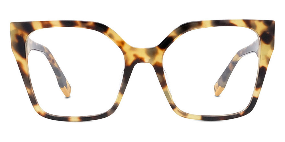 Fendi® FE50002I Geometric Eyeglasses - EuroOptica