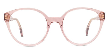 Fendi® FE50015I FEN FE50015I 072 51 - Shiny Transparent Antique Rose Eyeglasses