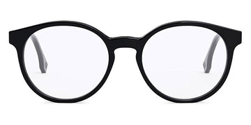 Fendi® FE50031I FEN FE50031I 001 50 - Shiny Solid Black Eyeglasses