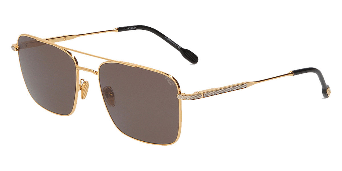 Fred® FG40019U FRD FG40019U 30D 60 - Shiny Endura Gold/Smoke Sunglasses