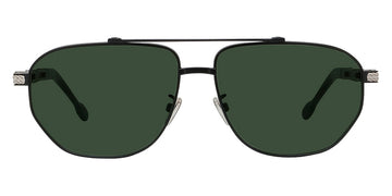 Fred® FG40036U FRD FG40036U 02N 60 - Matte Black/Green Sunglasses