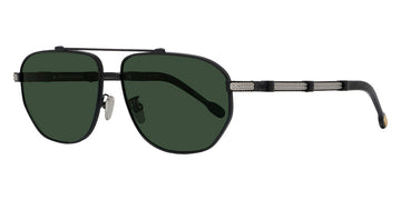 Fred® FG40036U FRD FG40036U 02N 60 - Matte Black/Green Sunglasses