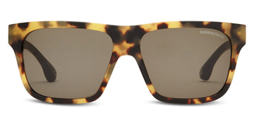 OLIVER GOLDSMITH® - FINSBURY  MATTE BLACK LEOPARD SUNGLASSES