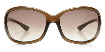 Tom Ford® FT0008 Jennifer FT0008 Jennifer 692 61 - 692 - Dark Brown/ Gradient Brown Lenses Sunglasses