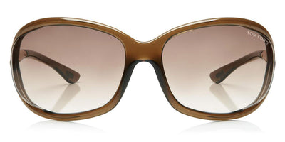 Tom Ford® FT0008 Jennifer FT0008 Jennifer 692 61 - 692 - Dark Brown/ Gradient Brown Lenses Sunglasses