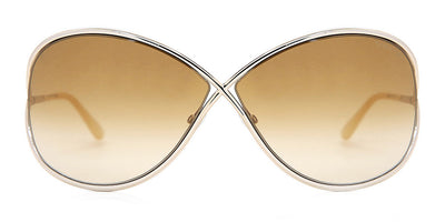 Tom Ford® FT0130 Miranda FT0130 Miranda 28F 68 - 28F - Shiny Rose Gold / Brown Lenses Sunglasses