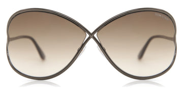 Tom Ford® FT0130 Miranda FT0130 Miranda 36F 68 - 36F - Shiny Bronze / Gradient Bronze Lenses Sunglasses