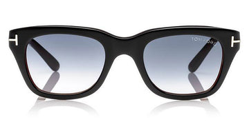 Tom Ford® FT0237 Snowdon FT0237 Snowdon 05B 52 - 05B - Shiny Black, Havana / Gradient Grey Lenses Sunglasses