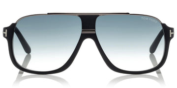 Tom Ford® FT0335 Eliott FT0335 Eliott 02W 60 - Matte Black/Shiny Dark Ruthenium Sunglasses