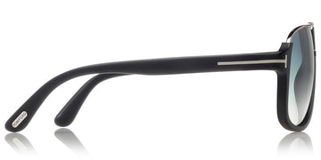 Tom Ford® FT0335 Eliott FT0335 Eliott 02W 60 - Matte Black/Shiny Dark Ruthenium Sunglasses