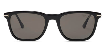 Tom Ford® FT0625 Arnaud-02 FT0625 Arnaud-02 01D 53 - 01D - Shiny Black, Shiny Black Metal Temples / Smoke Polarized Lenses Sunglasses