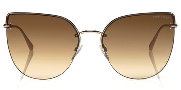 Tom Ford® FT0652 Ingrid-02 FT0652 Ingrid-02 28F 60 - Shiny Rose Gold 28F Sunglasses