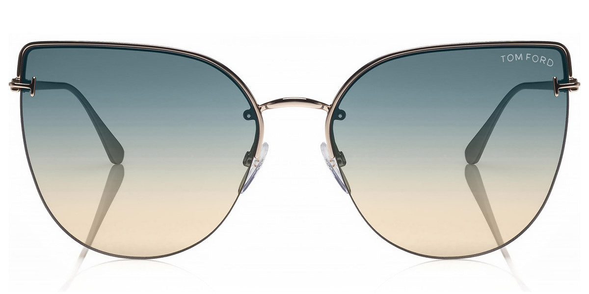 Tom Ford® FT0652 Ingrid-02 FT0652 Ingrid-02 28P 60 - Rose Gold 28P Sunglasses