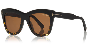 Tom Ford® FT0685 Julie FT0685 Julie 05E 52 - Shiny Black To Dark Havana/Shiny Black Sunglasses