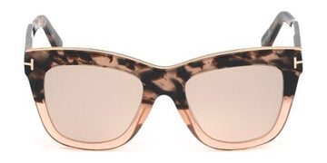 Tom Ford® FT0685 Julie FT0685 Julie 56G 52 - Pink Havana-To-Transparent Pink/Pink Havana Sunglasses