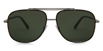 Tom Ford® FT0693 Benton FT0693 Benton 14N 58 - Light Ruthenium/Classic Dark Havana Acetate Sunglasses