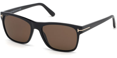 Tom Ford® FT0698-F Giulio FT0698-F Giulio 01J 59 - Shiny Black Sunglasses