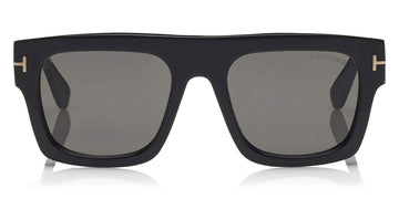 Tom Ford® FT0711 Fausto FT0711 Fausto 01A 53 - 01A - Shiny Black / Smoke Lenses Sunglasses