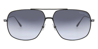 Tom Ford® FT0746 John-02 FT0746 John-02 01W 62 - Shiny Black Titanium Sunglasses