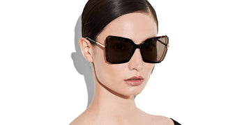 Tom Ford® FT0766 Gia FT0766 Gia 03A 63 - Black & Crystal With Endura Gold Sunglasses