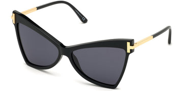 Tom Ford® FT0767 Tallulah FT0767 Tallulah 01A 61 - Shiny Black With Shiny Endura Gold Sunglasses