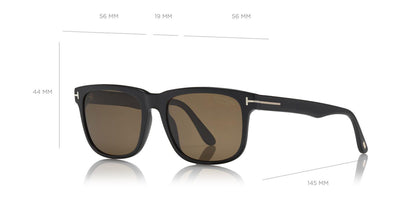 Tom Ford® FT0775-D Stephenson FT0775-D Stephenson 01H 58 - Shiny Black Sunglasses