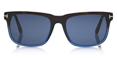 Tom Ford® FT0775-D Stephenson FT0775-D Stephenson 55V 58 - Gradient Havana-To-Blue With Blue Havana Sunglasses