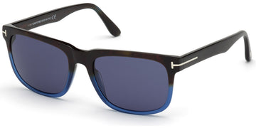 Tom Ford® FT0775-D Stephenson FT0775-D Stephenson 55V 58 - Gradient Havana-To-Blue With Blue Havana Sunglasses