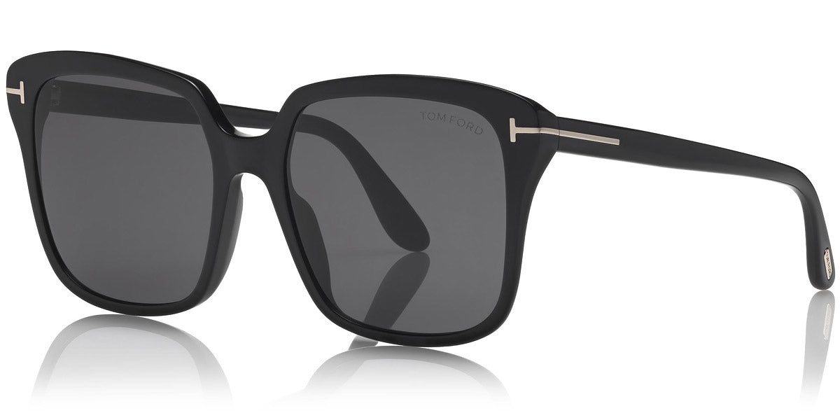 Tom Ford® FT0788 Faye-02 FT0788 Faye-02 01A 56 - Shiny Black Sunglasses