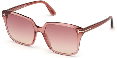 Tom Ford® FT0788 Faye-02 FT0788 Faye-02 72T 56 - Shiny Antique Transparent Rose Sunglasses