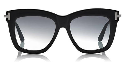 Tom Ford® FT0822 Dasha FT0822 Dasha 01B 52 - Shiny Black With Shiny Palladium Sunglasses