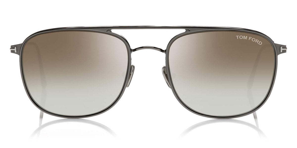 Tom Ford® FT0827 Jake FT0827 Jake 12Q 56 - Dark Ruthenium With Dark Havana Sunglasses