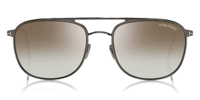 Tom Ford® FT0827 Jake FT0827 Jake 12Q 56 - Dark Ruthenium With Dark Havana Sunglasses