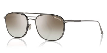 Tom Ford® FT0827 Jake FT0827 Jake 12Q 56 - Dark Ruthenium With Dark Havana Sunglasses