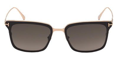 Tom Ford® FT0831 Hayden FT0831 Hayden 01K 54 - Shiny Black With Shiny Rose Gold Sunglasses