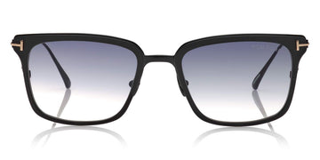 Tom Ford® FT0831 Hayden FT0831 Hayden 02B 54 - Matte Black With Shiny Black Sunglasses